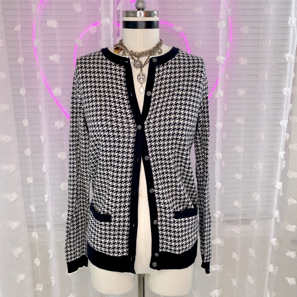 Houndstooth Cardigan